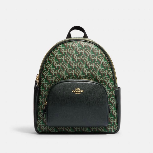 Coach Court Backpack With Coach Monogram Print CF344 - Picture 2 of 7